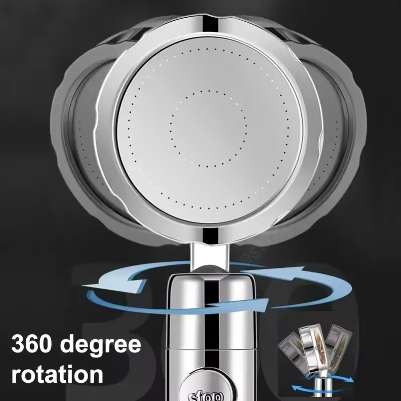 Ducha Hélice Descalcificadora filtro de agua anti-cal elimina impurezas como cloro, sedimentos y metales pesados
