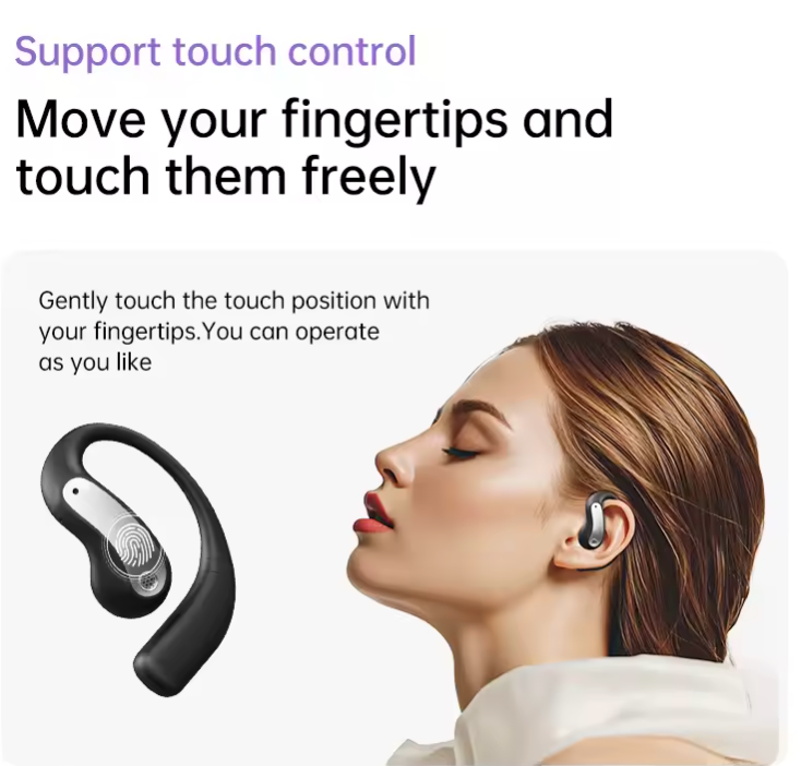 Nuevos auriculares Bluetooth abiertos OWS con reducción de ruido AI traducción en tiempo real mas de 60 idiomas.