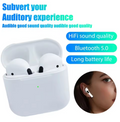 Auriculares inalámbricos estilo AIRPODS color blanco