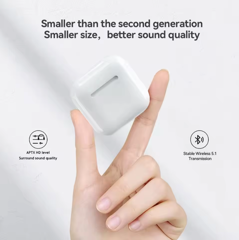 Auriculares inalámbricos estilo AIRPODS color blanco